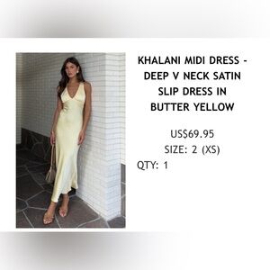 Showpo Yellow Dress